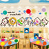 12pack 11 inch Color Dry Wipe dot Circle Removable Dry Erase Circles, whiteboard Marking Vinyl Sticker dot Wall Decal Wall Decal School Classroom ...