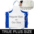 Unisex 1pk Plus Size Kitchen Cooking Aprons With Pockets, Ideal For Xl Xxl Or Waist W38+. Extra Large And Long....