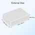 Project Box 8 Pieces Electrical Box Small Junction Box ABS Plastic Enclosure Power Electronic Case White 3.94" x 2.36" x 0.98"(100 x 60 x 25mm)...