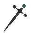 Drip Irrigation Emitters for 1/4" Drip Tubing,Adjustable 360 Degree Automatic Irrigation Drippers on 5" Arrow Stake for 4-7mm Irrigation Watering ...