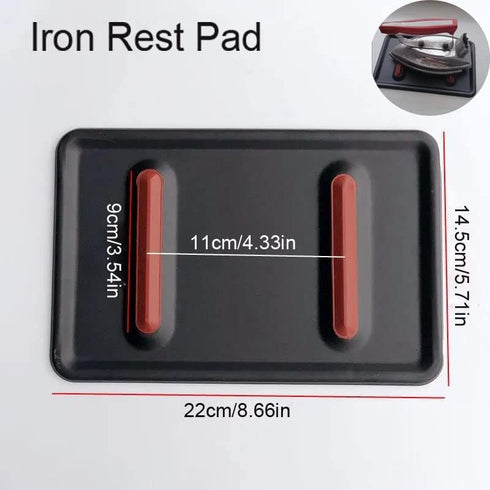 2 Pack Iron Rest Plate Pad Resting Mat Anti-Slip Ironing Board Iron Anti-scalding Pads Steam Iron Placement Table Protector Heat Resistant Boards ...