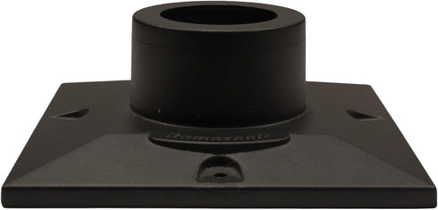 Gama Sonic Cast Aluminum Pier Base Mount for 3-inch Fitter Post Top Mounts, Black, PBM00...