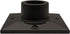 Gama Sonic Cast Aluminum Pier Base Mount for 3-inch Fitter Post Top Mounts, Black, PBM00...