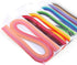 ODETOJOY 5mm Gradient Quilling Paper Strips - 840pcs in Chromatic Crescendo Multicolor Ramps - Perfect for Paper Filigree Crafts and DIY Projects...