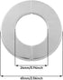2PCS 304 Stainless Steel Round Escutcheon Plate Round Snap-fit Decorative Cover For Outer Diameter 65mm, Inner Diameter 24mm...