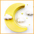 3D Moon Shape Silicone Cake Mold, Crescent Moonlight Sonata Mousse Cake Pan Bread Pizza Baking Mold Kitchen Bakeware Tools...