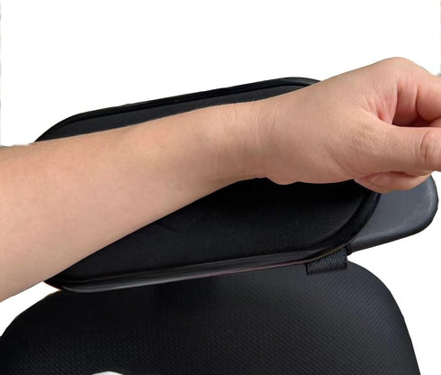 Ergonomic Mouse Tray for Chair Arm Rest Mouse Pad Armrest with Wrist Rest Elbow Support Mouse Platform Gaming Chair Arm Mouse Tray Chair Mount Arm...