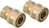 2 PCS pressure washer coupler 1/4 inch Quick Connect to Female NPT 5000 PSI Solid Brass Fitting for Wand Hose Gun Power Washer Parts and Accessori...