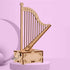 ibasenice Wooden Harp Model 2pcs Box 3 d Puzzles Bulk Puzzles for Kids Chritmas Puzzles DIY Model Building Music Box Ornament Treasure Box Manual ...