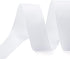 LIUYAXI 1" X 50 Yards Solid White Grosgrain Ribbon, Perfect for Crafts, Wedding Decor, DIY Hair Accessories, Sewing, Gift Package Wrapping and Mor...