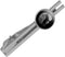 Wolf Howling Moon Silhouette Round Tie Bar Clip Clasp Tack Silver Color Plated...