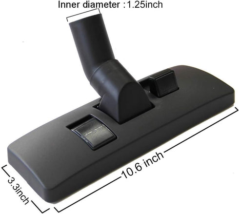 EZ SPARES 1 1/4 inch 32mm Universal Vacuum Cleaner Euro Floor Brush Head Brush Attachment For Floor and Carpet Combo Tool New Designed to Fit Hoov...