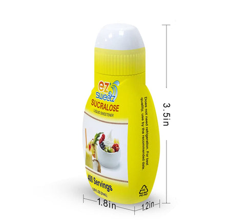 EZ-Sweetz (3 Pack |1.05oz - Liquid Sweetener 400 Servings/Bottle)...