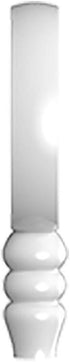 6.00'' Wood Tap Handle for Draft Bar System, Homebrewers, Kegerator (White)...