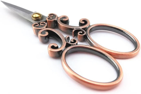 yueton Vintage European Style Needlework Embroidery Scissors (Copper)...