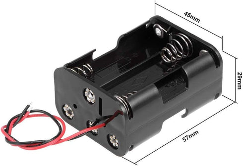 5PCS 6 x 1.5V AA Batteries Holder Case with Wire Leads...