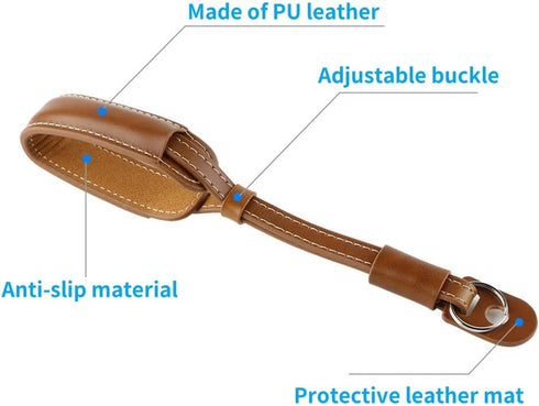 Camera Hand Wrist Strap Leather Hand Strap compatible for Fujifilm X-T5 X-T30 X-T20 X-T4 X-T3 X100V X100F Sony A6000 A6100 A6300 A6400 A6500 A6600...