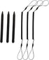 Element 115 3-Pack Replacement Stylus Pen for Boogie Board LCD Writing Tablet Pack of 3 with 3 Elastic Coil Strings to Attach Pens to Board (Drawi...
