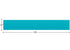 Teacher Created Resources Fun Size Better Than Paper Bulletin Board Roll, 18" x 12', TCR77415 Teal...