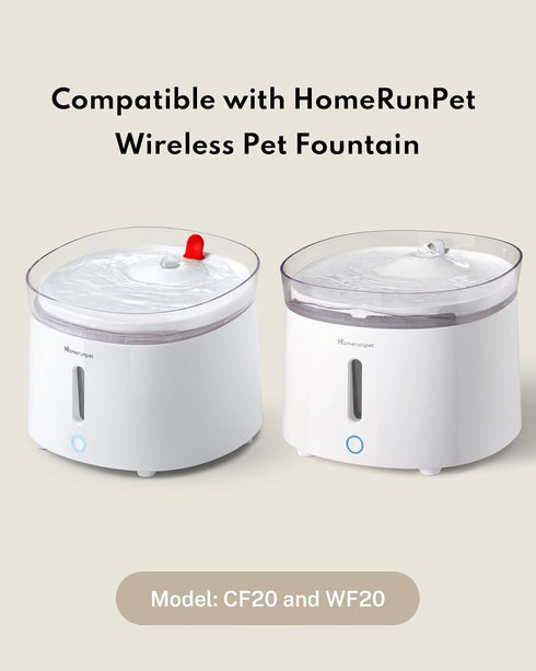 Homerunpet Pet Water Fountain Cleaning Kit, Brush and Tweezers, Fit Most Pet Water Fountains...