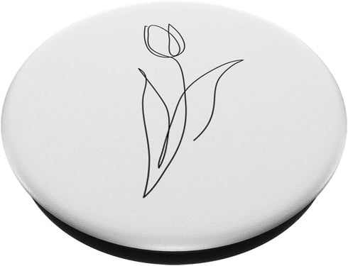 Minimalist Tulip Design Pop Socket: PopSocket Floral PopSockets PopGrip: Swappable Grip for Phones & Tablets PopSockets Adhesive PopGrip...
