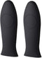 Silicone Hot Handle Holder Non-Slip Pot Iron Grip Sleeve Cover for Kitchen Home (Black)...
