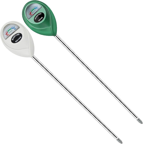 Soil Moisture Meter, 2 Pack Long Probe Soil Moisture Monitor for House Plants, Soil Hygrometer Moisture Sensor for Indoor & Outdoor, Garden, Farm,...