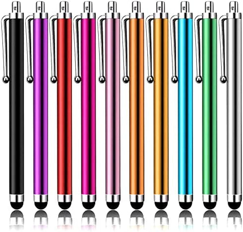 Stylus Pens for Touch Screens, LIBERRWAY Pen 10 Pack of Pink Purple Black Green Silver Universal Screen Capacitive Compatible with Kindle ipad iPh...