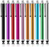 Stylus Pens for Touch Screens, LIBERRWAY Pen 10 Pack of Pink Purple Black Green Silver Universal Screen Capacitive Compatible with Kindle ipad iPh...