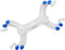 StonyLab Plastic Double Burette Clamp, Adjustable Double Burette Clamp Buret Clamp Butterfly Style Spring Loaded Lab Accessory for Laboratory...