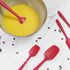 Spatula Kitchen Utensils - 6 Pieces Silicone Spatula Set Heat Resistant, Cooking Utensils Food Grade Rubber Spatulas for Nonstick Cookware Kitchen...
