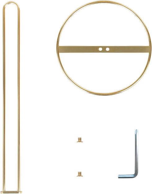 Gold Paper Towel Holder Countertop, OBODING, Kitchen Paper Towel Stand Holder for Kitchen Organization and Storage, Paper Towel Holders for Standa...
