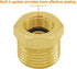 Joywayus 1/2 G Male to 3/8 Compression Female Thread Bushing Pipe Fitting, Brass Reducer Faucet Connector Water Hose Adapter, Supply Line Adapter ...