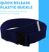 Gait Belt with Plastic Buckle by LiftAid - Transfer and Walking Aid with Belt Loop Holder for Assisting Therapist, Nurse, Home Care - 60"L x 2"W (...