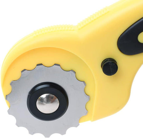 AUTOTOOLHOME 45mm Rotary Cutter Set with 9 Pack Replacement Rotary Blades Skip Rotary Blades Pinking Rotary Blades for Sewing Fabric Leather Quilt...