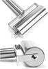 NatSumeBasics Stainless Steel Rolling Pin Pastry Pizza Fondant Bakers Roller Metal Kitchen Utensils Ideal for Baking Dough, Pizza, Pie, Pastries, ...