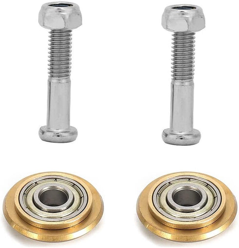 2 Pack Tile Cutter Wheel Cutting Blade Replacement Premium Tungsten Carbide Bearing Ceramic 22×6×6mm Scoring With Bolt Lock Nut For Wall Floor Til...