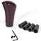 Universal Manual Gear Shift Knob Stick Shifter Knob Level M8 M10 M12 (Walnut Wood Texture)...