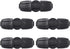 5 Pack 1/2" Drip Irrigation Fittings, Lock Barbed Straight Connectors, 1/2 inch Drip Connectors for Tubing(1/2" ID x 0.65" OD), Anti-Drop Straight...