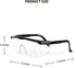 PACIFIC PPE 2 Pack Safety Glasses, Anti-fog, Scratch Resistant Clear Wraparound Lenses and No-Slip Grips, Adjustable, Lab Goggles...