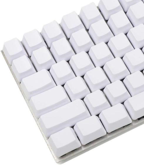 YMDK White Black Dolch Thick PBT 84 68 64 Blank Keyset OEM Profile Keycaps for MX Mechanical Keyboard Keychron K2 K6 Keycool Tada68 YD64 (White)...