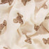 Baby Blanket Double Layer Cotton Muslin Thick Quilt Neutral 40x40Inch Soft Throw Blanket Bear Pattern...