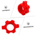 4 Pcs collar clip curly dumbbell supplies curling iron dumbbell hex nut household lock ring pole...