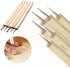 COMIART 5Pcs Wooden Ball Styluses Tool Set for Embossing Pattern Clay Sculpting, Nail Art...