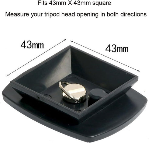 Tripod Quick Release Plate Camera Mount Adapter Replacement for CX-444 CX-888 CX-460 CX-460mini CX-470 CX-570 CX-690 DF-50 VCT-D580RM VCT-D680RM V...