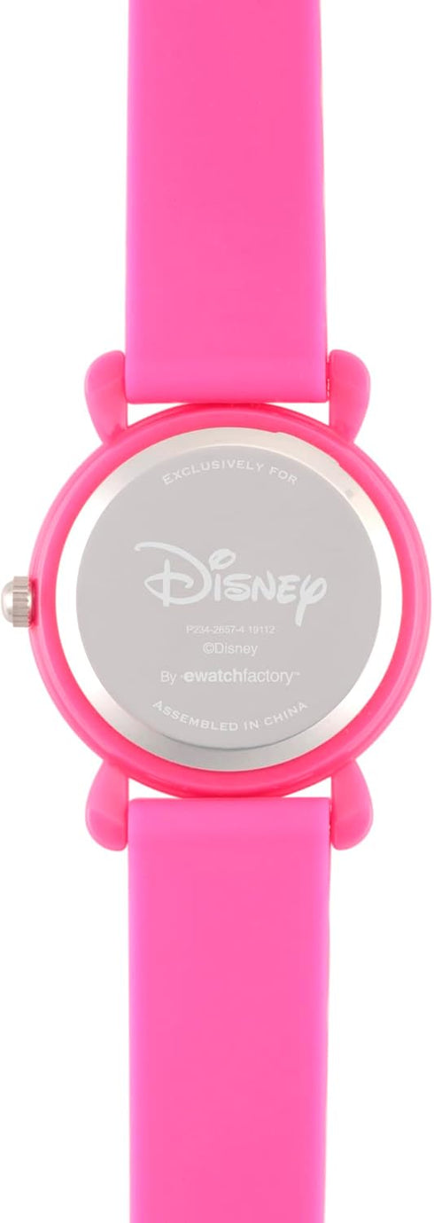 Disney Princess Kids' Plastic Time Teacher Analog Quartz Silicone Strap Watch...