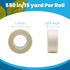 Blue Lake ECOLIFE Plastic Free Masking Tape Dispenser with 4 Rolls 3/4 in x 550 in Paper Tape, Tape Dispenser Desk for Masking, Labeling, Office H...