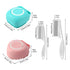 2Pcs Dog Cat Bath Brush Soft Silicone Dog/Puppy Massage Brush Hair Fur Grooming Cleaning Brush with Shampoo Dispenser,for Long Short Haired Pets,w...