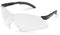 Gateway Safety 14GB80 Hawk Wraparound Safety Glasses, Clear Lens, Black Temple...