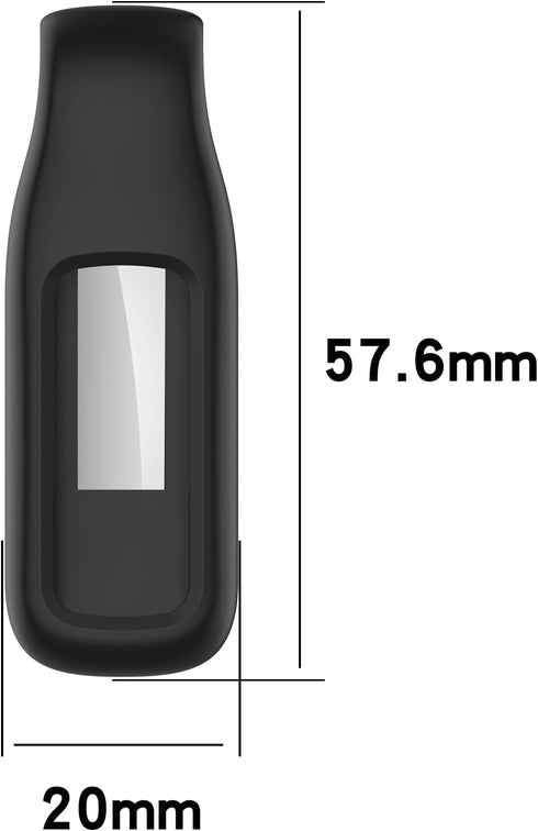 FitTurn Clip for Fitbit Luxe Clip Holder Case Replacement Soft Silicone Strap Accessories for Luxe Clip Case Accessory (Black,Pink,Teal)...